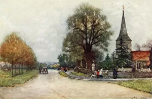 Church Gallery: Chislehurst, Kent: church and common Date: 1907