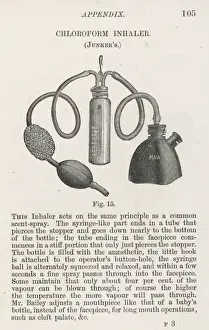 Explanation Prints: Chloroform Inhaler / 1885
