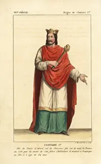 Mace Prints: Chlothar I, King of the Franks, 497-562