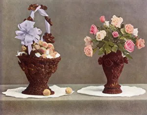Extravagant Collection: Chocolate Basket and Vase Date: 1935