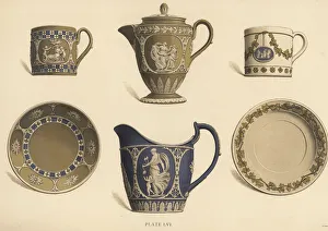 Nymphs Gallery: Chocolate pot, vase, cup and saucer