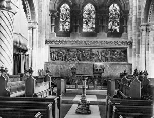 Abbeys Collection: The choir and altar of Waltham Abbey Church, Essex, England