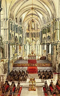 Vaulted Prints: The Choir, Canterbury Cathedral, Kent