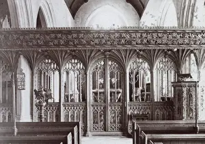 Choir screens, Bovey Tracey Church, Devon