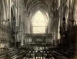 Choir stalls, York Minster, Yorkshire