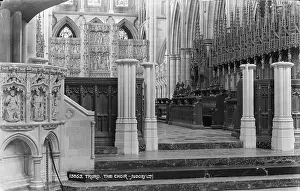 Carvings Prints: The Choir of Truro Cathedral