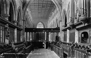 Carvings Prints: The Choir of Wakefield Cathedral