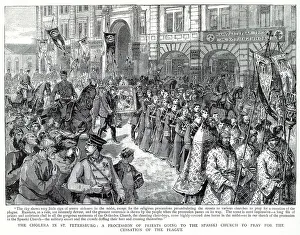 Plague Prints: Cholera in St. Petersburg, Russian