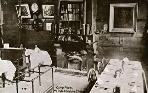 Chop Gallery: Chop Room at Ye Olde Cheshire Cheese, Fleet Street, London