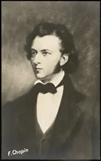 Chopin / Anon Postcard
