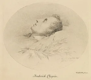 Pillow Prints: CHOPIN/DEATHBED