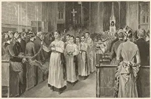 Candles Prints: Choral Procession 1888