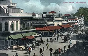 Allahabad Prints: The Chowk, Allahabad (Prayagraj), Uttar Pradesh, India