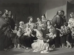 Suffer Prints: Christ blessing little children