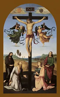 Pictures Now Prints: Christ on the Cross with the Virgin Date: 1502