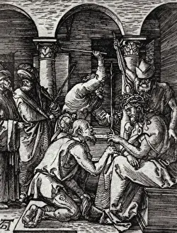 1528 Prints: Christ crowned with thorns, from the Small Passion, c. 1509-1
