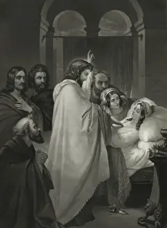 Christ raising Jairus daughter