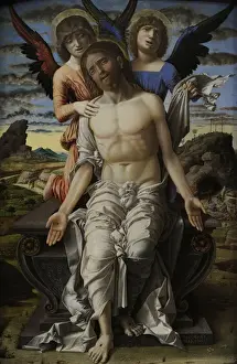 Crosses Prints: Christ as the Suffering Redeemer, 1495-1500, by Andrea Mante