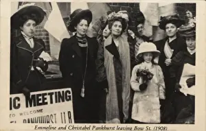 Commons Prints: Christabel Pankhurst Bow Street 1908