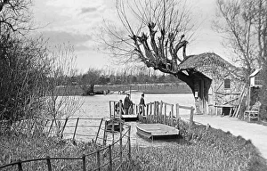 Christchurch Prints: Christchurch The Ferry Victorian period