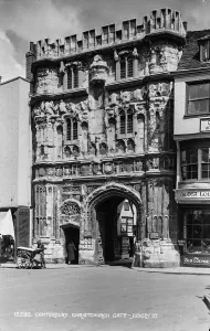 Carvings Prints: Christchurch Gate in Canterbury