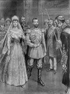 The christening of the infant Tsarevitch
