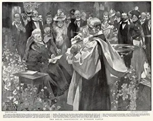 Attending Prints: The christening of Prince Henry William Frederick Albert (1900 - 1974)
