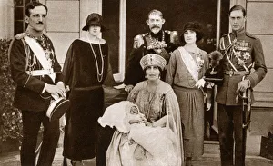Images Dated 20th November 2017: Christening of Prince Peter of Yugoslavia