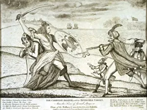 The christian amazon, with her invincible target, Alias
