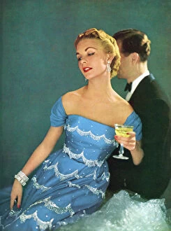 Dresses Collection: Christian Dior dress, 1953