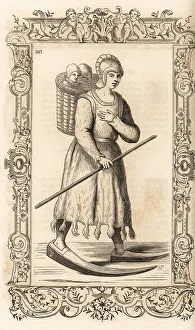 Gerard Seguin Prints: Christian woman of the North (now Finland), 16th century
