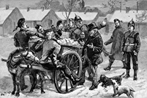 B Ring Prints: Christmas in an Army Barracks, 1894