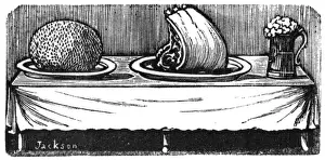 Duff Prints: Christmas beef and plum pudding