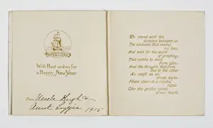 Christmas card, detail