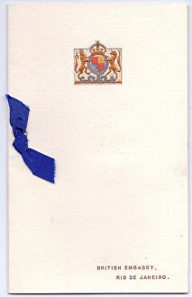 Stamped Collection: Christmas card, British Embassy, Rio de Janeiro, Brazil