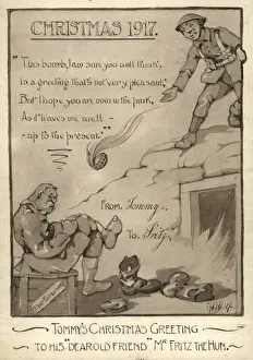 Grenade Prints: Christmas Card Cartoon