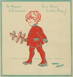 Dear Prints: Christmas card - Dear Little Boy