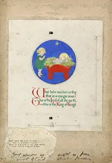 Christmas card design by Muriel Dawson