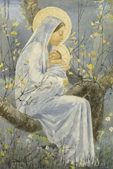 Christmas card design by Muriel Dawson