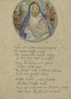Christmas card design by Muriel Dawson