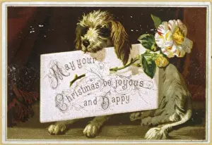 Joyous Prints: Christmas Card Dog