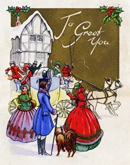 Greet Prints: Christmas card, To Greet You