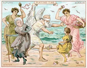 Whirligig Prints: Christmas card, Playing Time