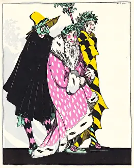 Christmas card with poem by George Wither