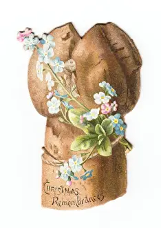 Corks Prints: Christmas card in the shape of a champagne cork