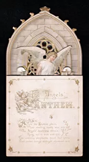 Anthem Gallery: Christmas card in the shape of a gothic arch