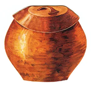 Images Dated 9th May 2018: Christmas card in the shape of a jar