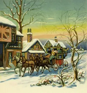X Mas Prints: Christmas Carriage Date: 1940
