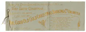 Spoof Prints: Christmas cheque book greetings