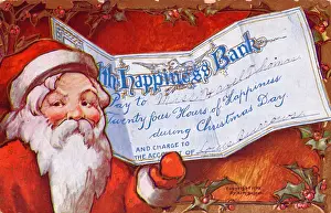 Spoof Prints: Christmas cheque from the Happiness Bank